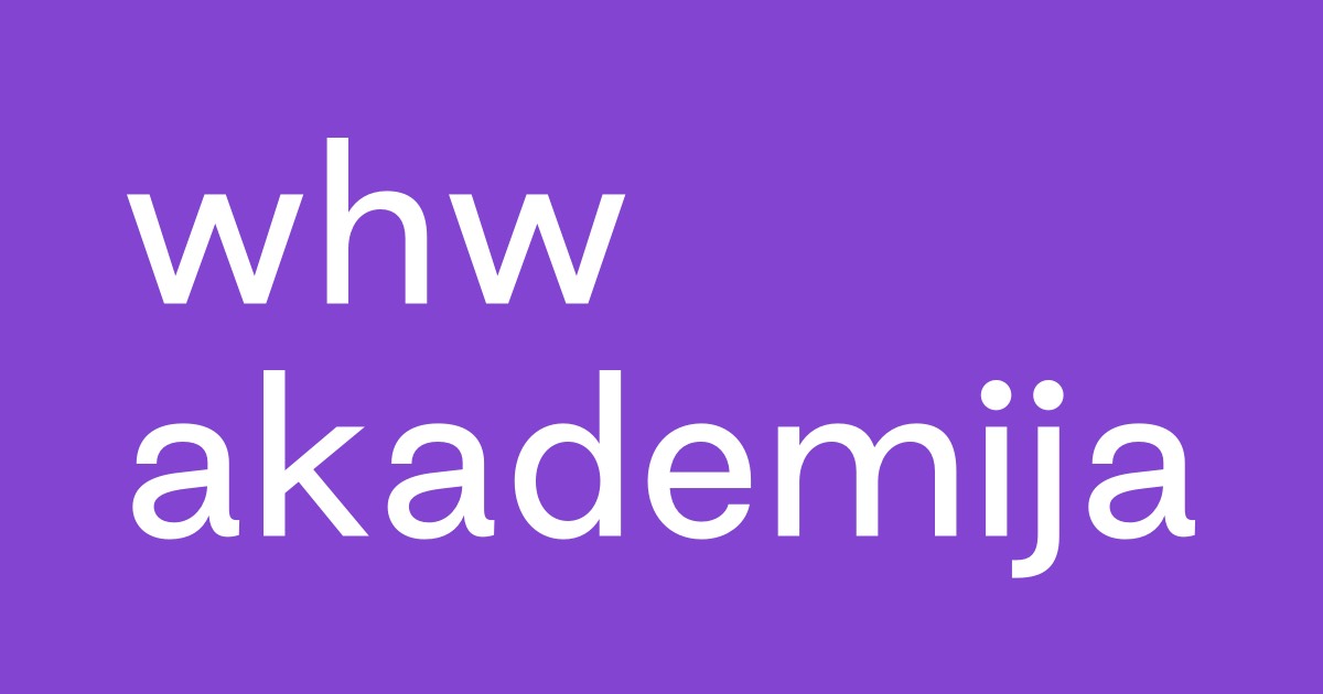 WHW Akademija (WHW Academy) logo